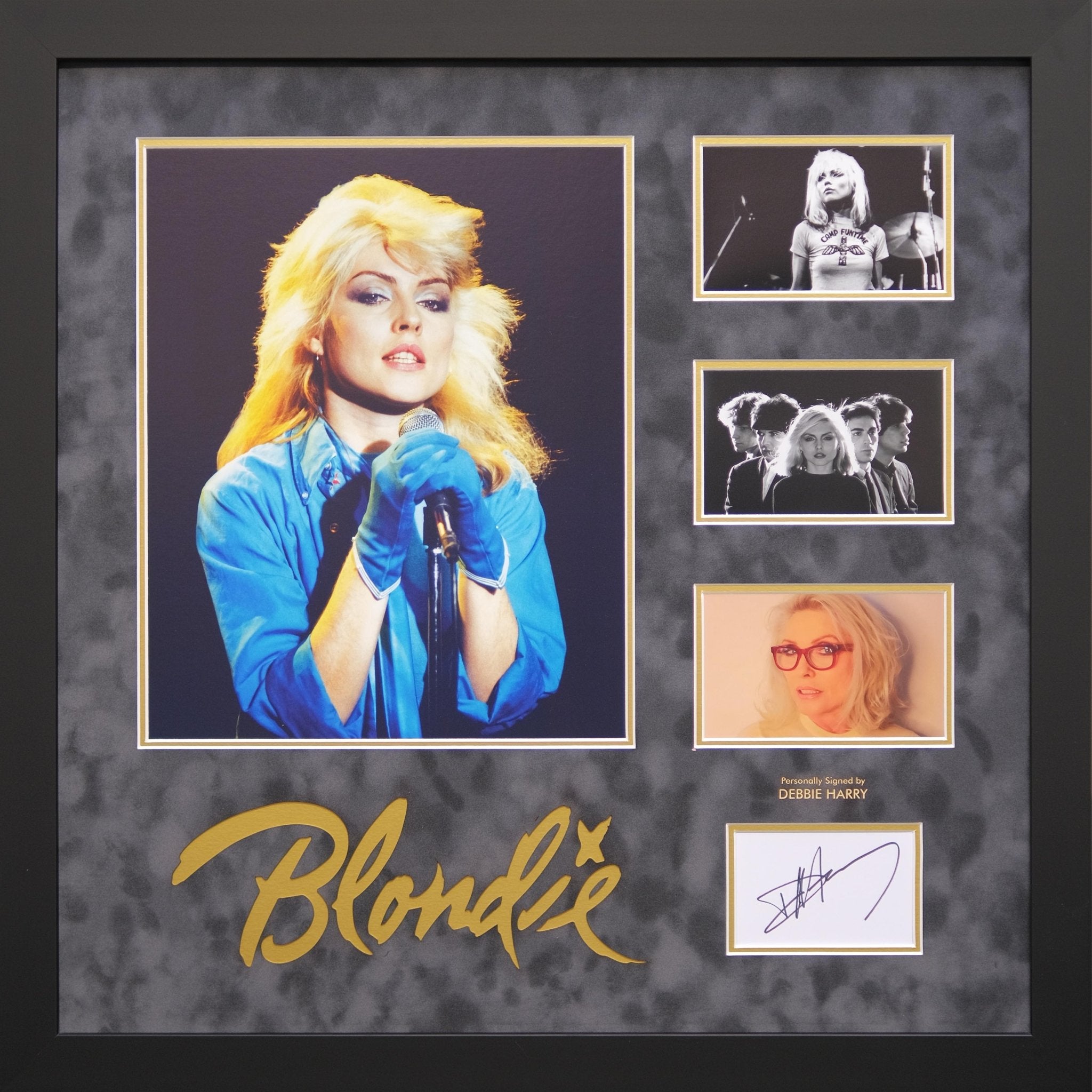 Blondie Debbie Harry Framed DIsplay - Memorabilia Framers Shop
